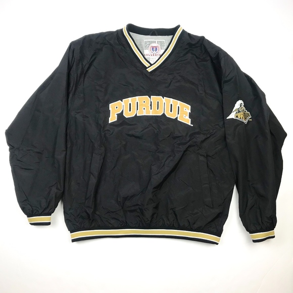 Genuine Stuff Collegiate Other - Vtg Purdue Boilermakers Pullover Windbreaker Jacke